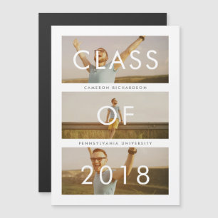 Clase de 2018  3 Invitación de graduación fotográf