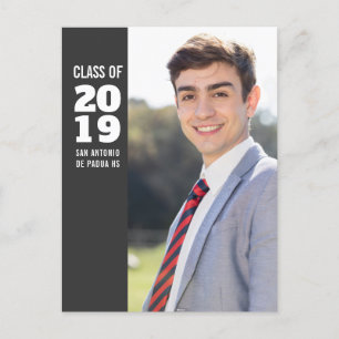 Clase de 2019   Anuncio de graduación con foto