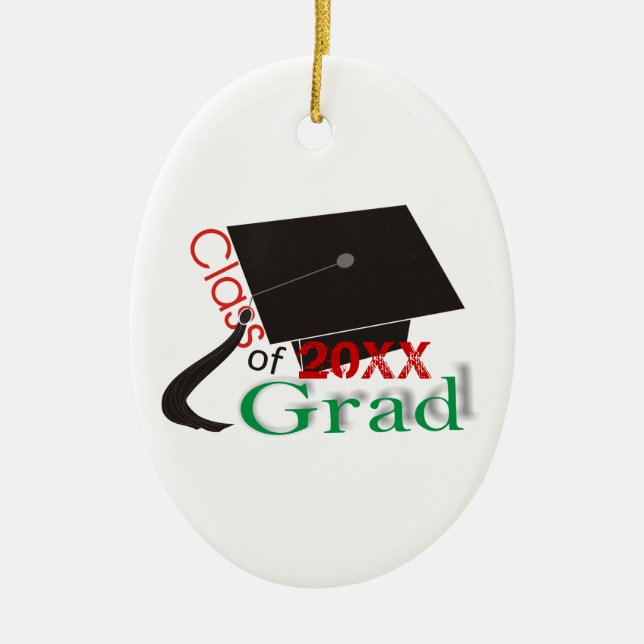 Clase de 2020 Ornamentos personalizados de la tapa (Frente)