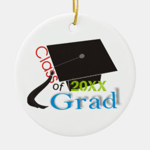 Clase de 2020 Ornamentos personalizados de la tapa
