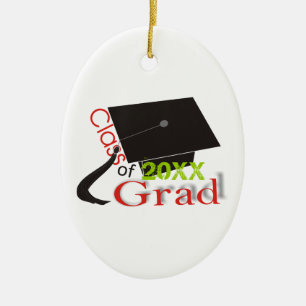 Clase de 2020 Ornamentos personalizados de la tapa