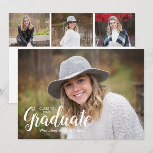 Clase de 2022 Invitación a graduación de fotografí
