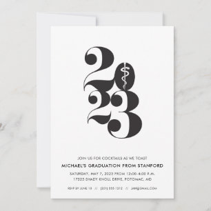 Clase de 2024 de invitación a graduación de la esc