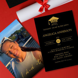 Clase de 2025 "Lo hice" Invitación a graduados de 