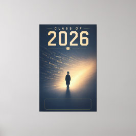 Clase de 2026 Decoración de Graduación con Nombre 