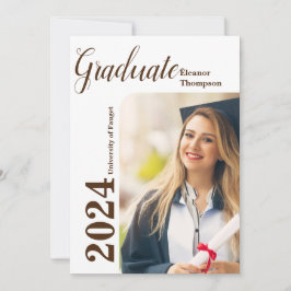 Clase de 2026 Invitación a graduación de fotografí