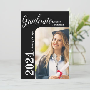 Clase de 2026 Invitación a graduación de fotografí
