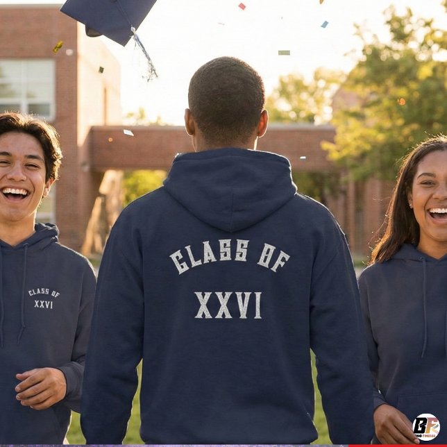 Clase de 2026 Sudadera con Graduación Bordada en A (Subido por el creador)