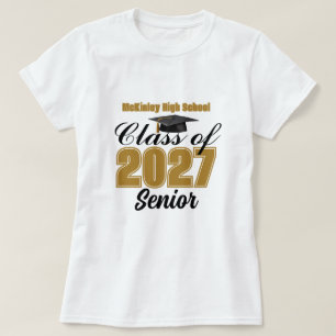 Clase de 2027 Camiseta personalizada para mujeres