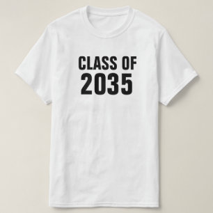 ¡Clase de 2035 - camisa adulta para que niños