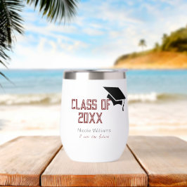 Clase de...20XX con Tumbler de Vino Termal de Cap