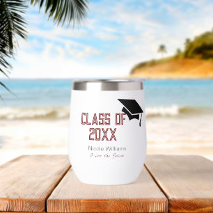 Clase de...20XX con Tumbler de Vino Termal de Cap
