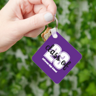 Clase de (23) llavero personalizado para senior