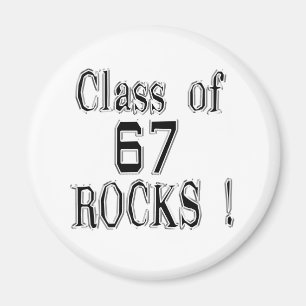 ¡Clase de '67 rocas! Imán