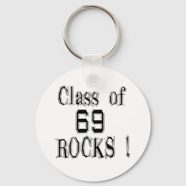 ¡Clase de '69 Rocks! Llavero (Anverso)
