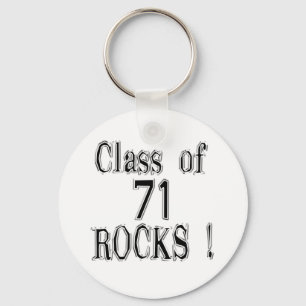 ¡Clase de '71 rocas! Llavero