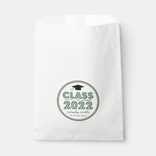 Clase De Bolsas De Favor De 2022 (Verde Esmeralda 