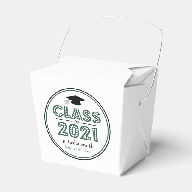Clase De Cajas Favorables A La Graduación De 2021  (Front Side)