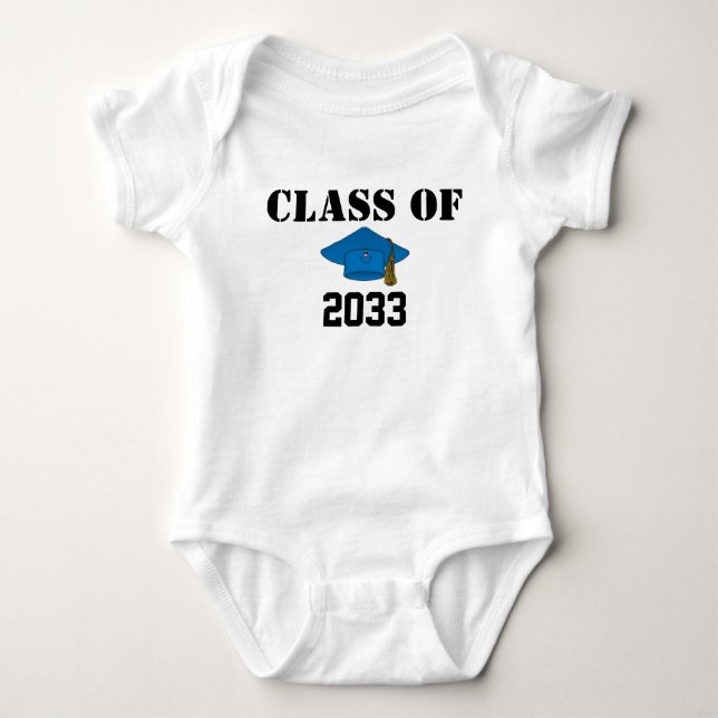Clase de: Camisa del graduado del bebé (Anverso)