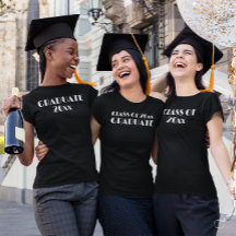 Clase de Camisa Negra de Graduación 20xx