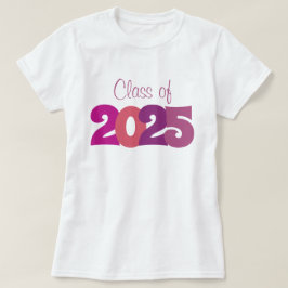 Clase de camiseta de graduación de 2025