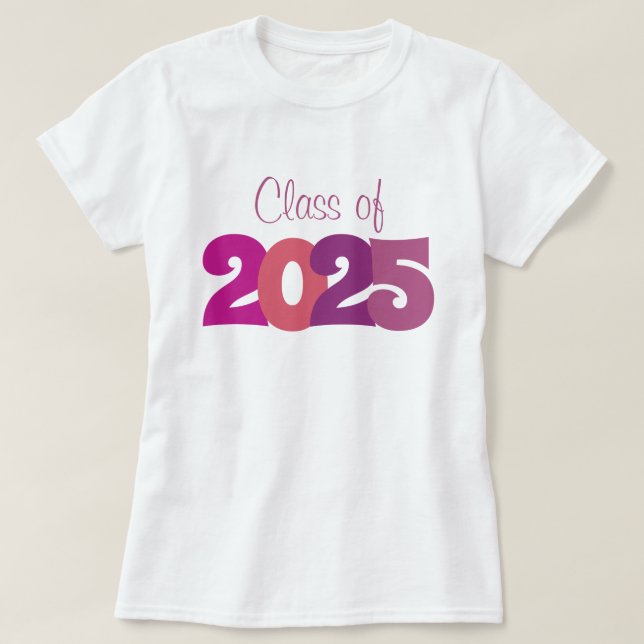 Clase de camiseta de graduación de 2025 (Diseño del anverso)
