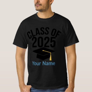 🎓 clase de camiseta de graduación de 2025 - Nombr