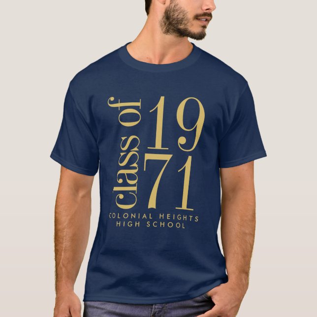 Clase de camiseta de licenciado CHHS de 1971 (Anverso)