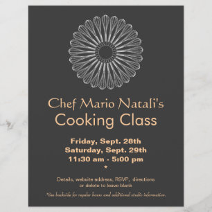 Clase de Cocina Folleto de Batidor