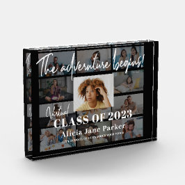 Clase de collage de fotos de graduación del año