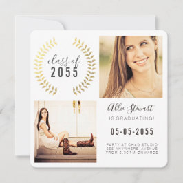 Clase de corona de oro de las tarjetas de fotos de