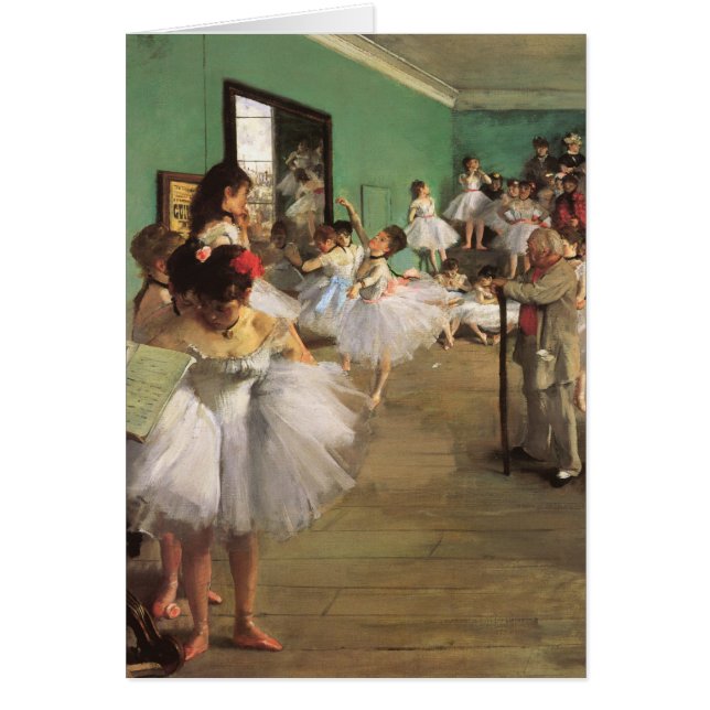 Clase de danza de Degas, ballet de impresionismo v (Frente)