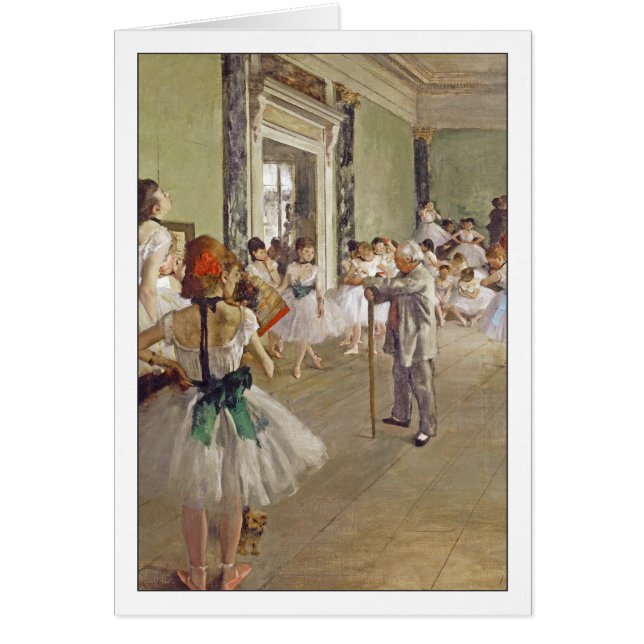 Clase de danza por Edgar Degas (Frente)