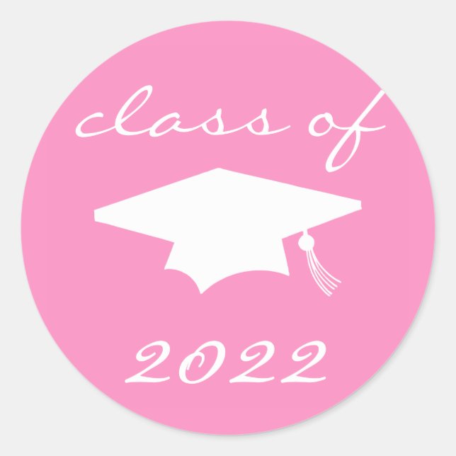 Clase De Etiqueta 2022 (Tapón De Graduación Rosa) (Anverso)