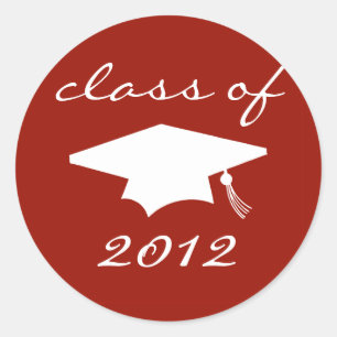 Clase De Etiqueta De 2012 (Tapón De Graduación De