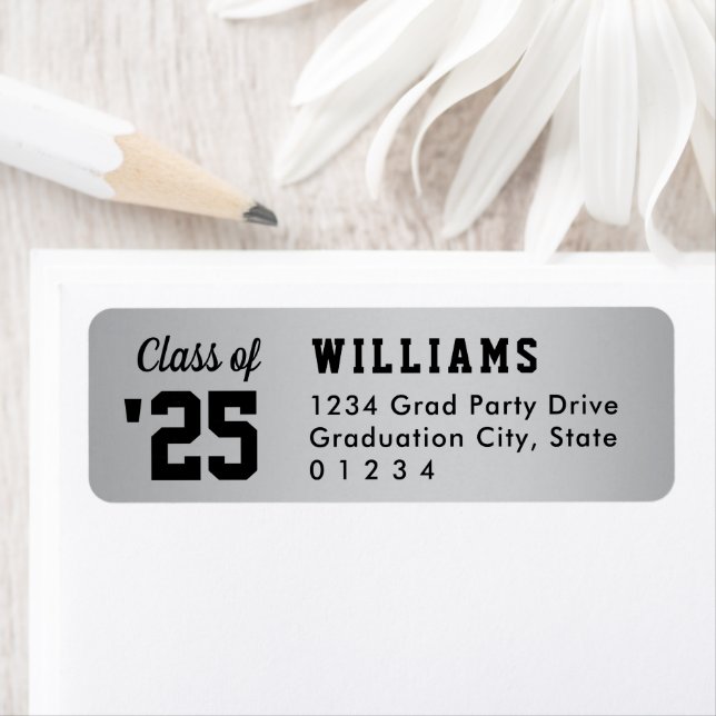 Clase de etiqueta de dirección de retorno negro pl (In situ)