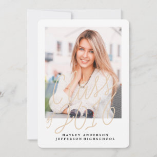 CLASE DE FOTO DE LA Invitación A LA GRADUACIÓN 201