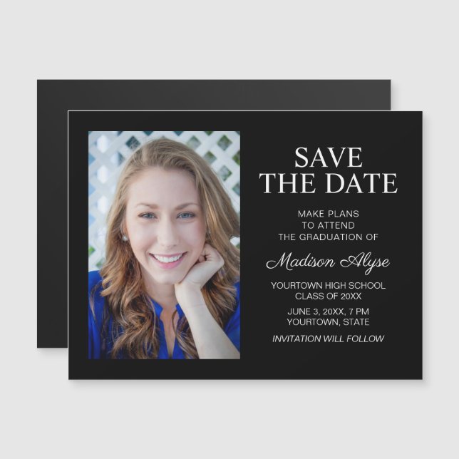 Clase de foto negra de la fecha de almacenamiento  (Anverso/Reverso)