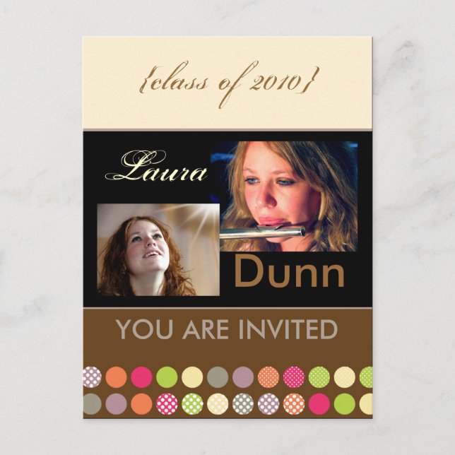 Clase de graduación de 2010, postales de fotos (Anverso)