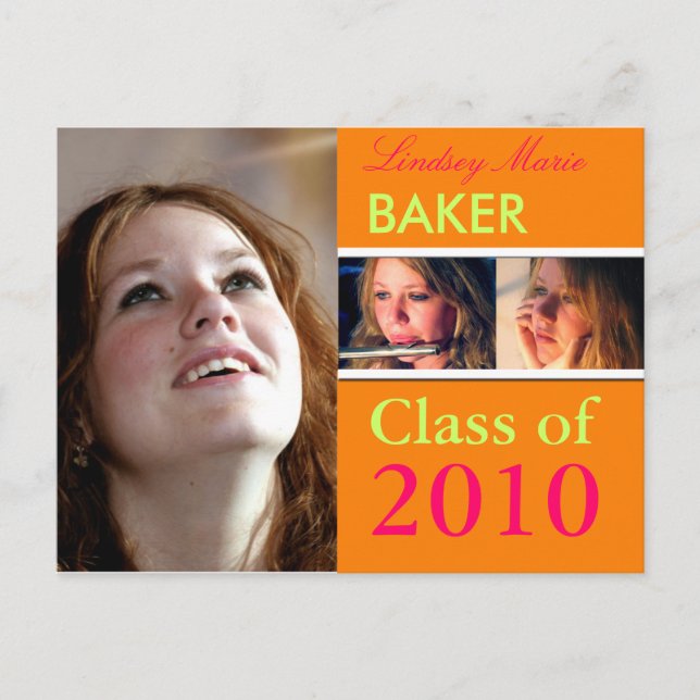 Clase de graduación de 2010, postales de fotos (Anverso)