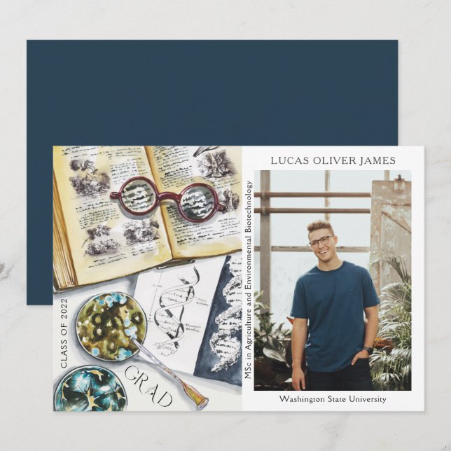 Clase de graduación de Ciencias Ambientales 2022 (Anverso / Reverso)