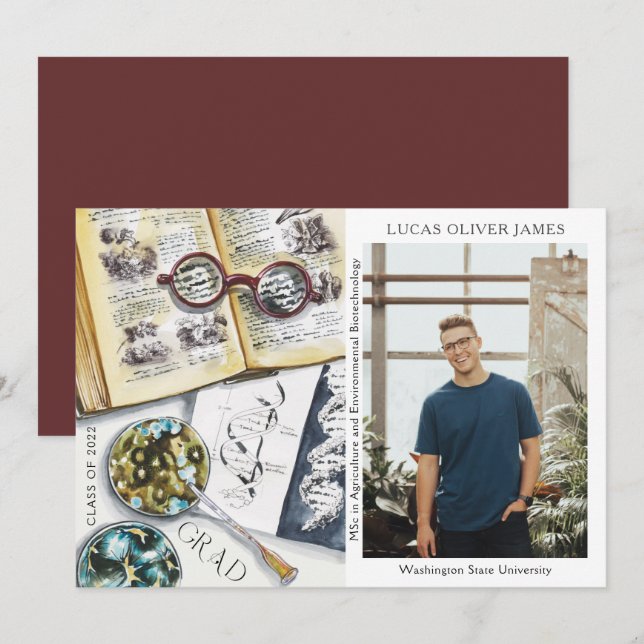 Clase de graduación de Ciencias Ambientales 2022 (Anverso / Reverso)