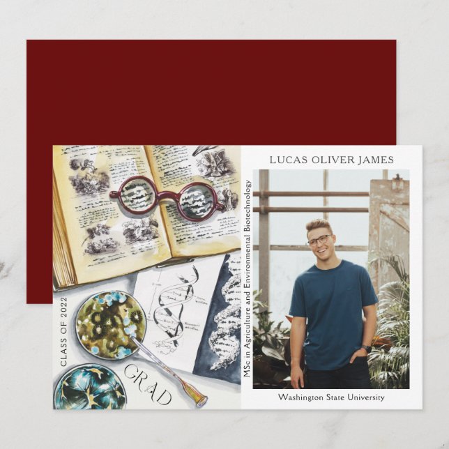 Clase de graduación de Ciencias Ambientales 2022 (Anverso / Reverso)