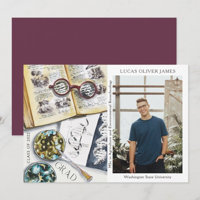 Clase de graduación de Ciencias Ambientales 2022 (Anverso / Reverso)