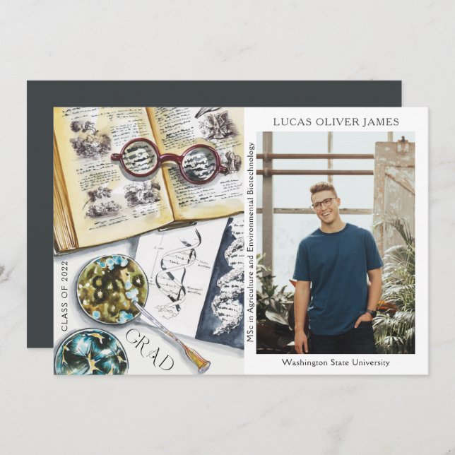 Clase de graduación de Ciencias Ambientales 2022 (Anverso / Reverso)