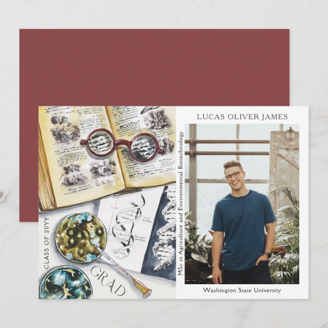 Clase de graduación de Ciencias Ambientales 2022 (Anverso / Reverso)