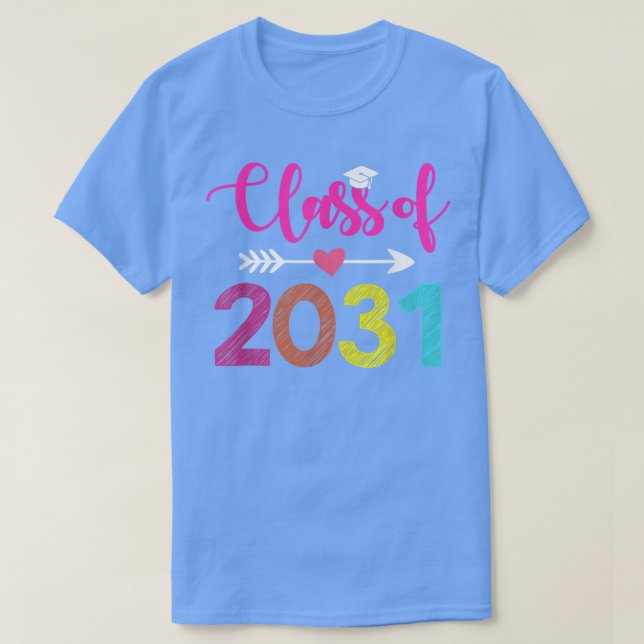 Clase De Graduado Preescolar De Camisa De 2031 (Diseño del anverso)