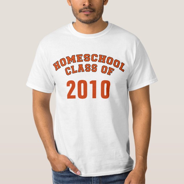 Clase de Homeschool de camiseta adaptable del año (Anverso)