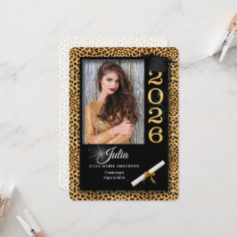 Clase de impresión Cheetah de 2023 Invitación a gr