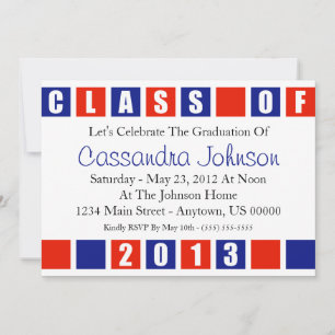 Clase De Invitación 2013 (Cajas Rojas/Azules)